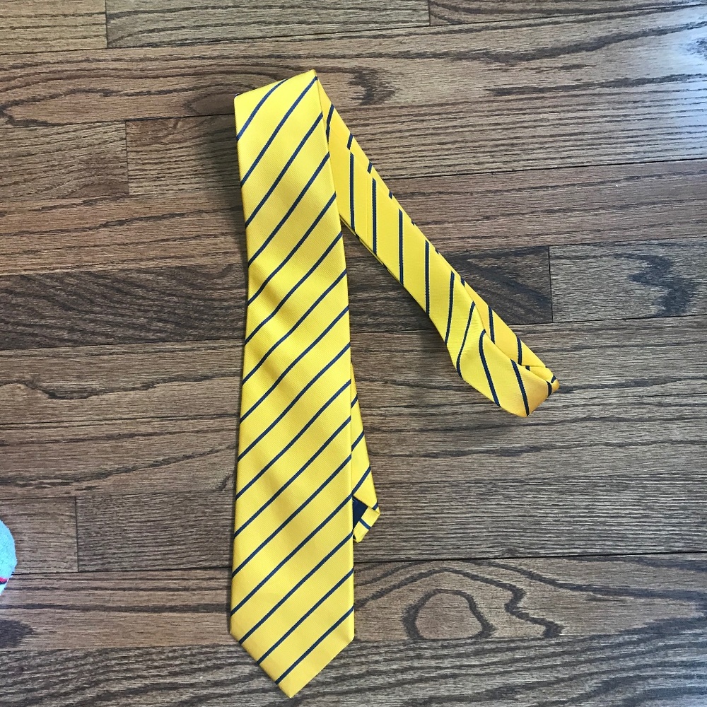 Charles Tyrwhitt Gold Blue stripe tie